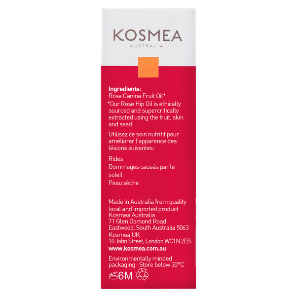 Certified Organic Rose Hip Oil 10ml