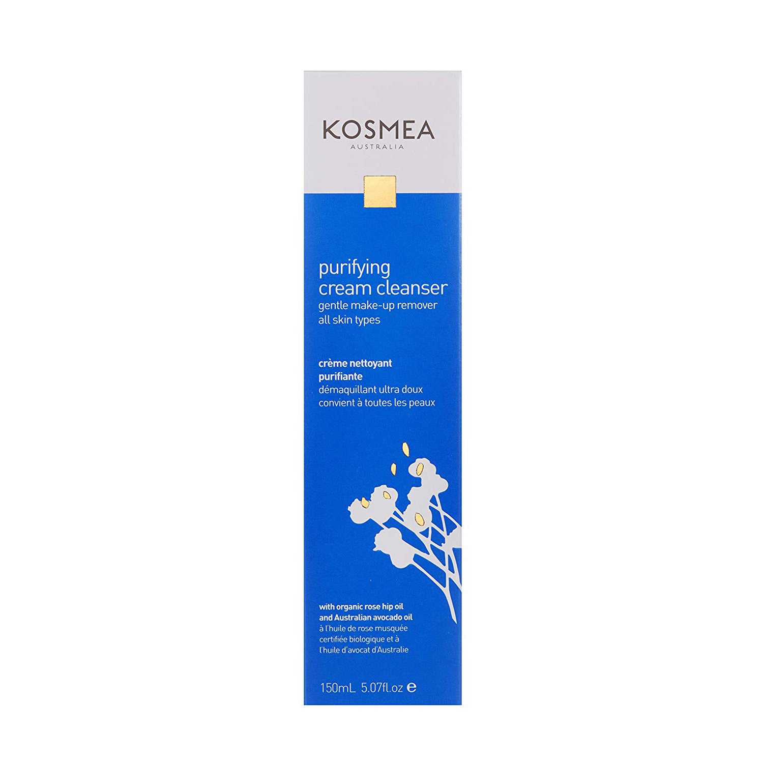 Kosmea Purifying Cream Cleanser 150ml Packaging Front View